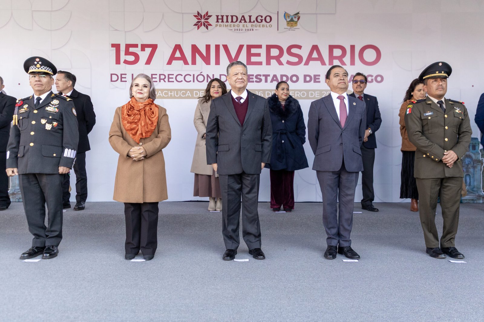 Conmemoran 157 aniversario de la erección del Estado de Hidalgo - Sin ...
